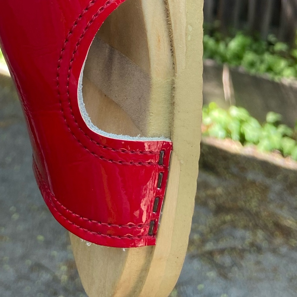 No 6 patent leather slides - Picture 7 of 13